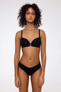 Трусики-бразилиана Brazilian God Save Queens, черный