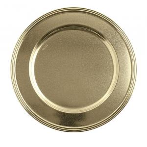 Зарядная тарелка Sambonet Avenue с PVD-покрытием, золотой
