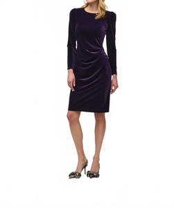 Joseph Ribkoff Платье-футляр длиной до колена, цвет «Черная смородина»