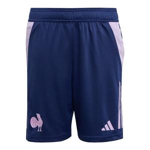 Облегающие спортивные брюки ADIDAS PERFORMANCE France, темно-синий