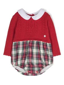 Клетчатое боди Patachou, красный