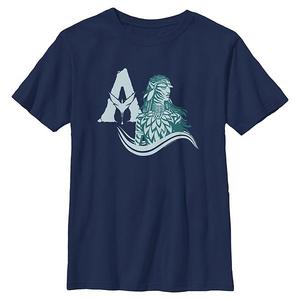 Футболка с портретом Нейтири из фильма «Аватар: Огонь и пепел» для мальчиков Disney