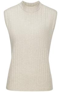 Вязаный топ FRENCH CONNECTION, пятнистый серый