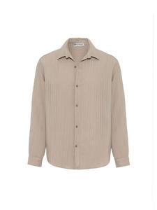 Рубашка на пуговицах Comfort fit Dandalo, бежевый