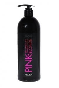 Розовый шампунь для светлых волос 1000мл PROFIS PINK BLONDE