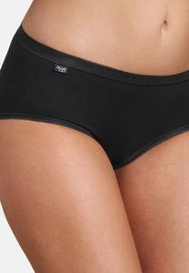 Брюки 4 PACK BASIC + MIDI SLIP Sloggi, черный