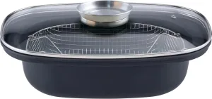 Жаровня GSW со вставкой, черный