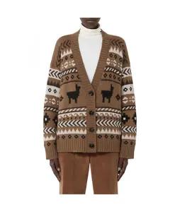 Кардиган Оватта Weekend, коричневый