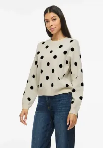 Джемпер viedona rundhals Vila, Super Light Natural Melan