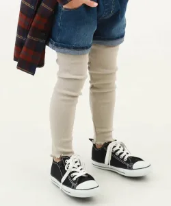 Леггинсы в рубчик Mellow, носки, колготки, леггинсы, 10 вариантов длины Devirock, цвет Greige