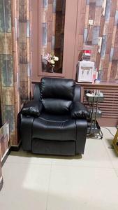 Компьютерное кресло Xihao для геймеров, черная дышащая кожа, электрическое раскладывание + USB + универсальные колеса