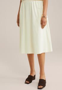 Юбка А-силуэта WE Fashion, светло-желтый