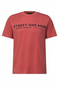 Street One MEN Футболка в красном цвете