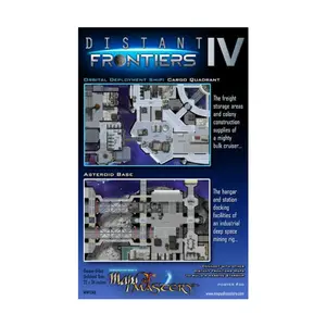 Плакат-карта № 30 — Дальние рубежи № 4, Грузовой квадрант и база астероидов, Maps of Mastery