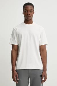 Хлопковая футболка Hugo, бежевый