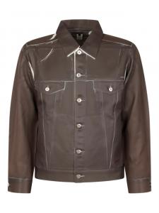 Comme Des Garçons Shirt куртка с принтом, коричневый