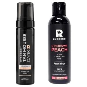Byrokko Shine Brown SPF6 + Пенящийся лосьон-автозагар