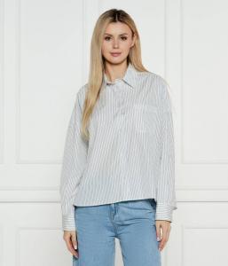 Рубашка Weekend Maxmara, белый / золотой