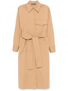 Платье миди с поясом Lorena Antoniazzi, коричневый