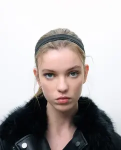 Женская куртка в стиле авиатора со съемным мехом Tintoretto, черный