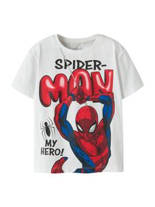 NAME IT Футболка 'NMMMarvin Spider' в белом цвете