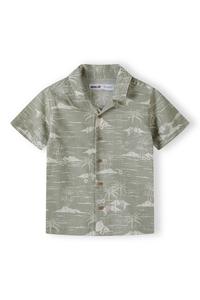 Рубашка MINOTI Regular fit Button Up, зеленый