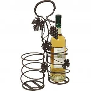 Держатель для бутылок Ambiente Haus «2 держателя для бутылок, античный коричневый (H) 41 см», (1 шт.)