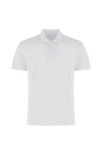 Рубашка-поло Cooltex Plus из микросетки Kustom Kit, белый