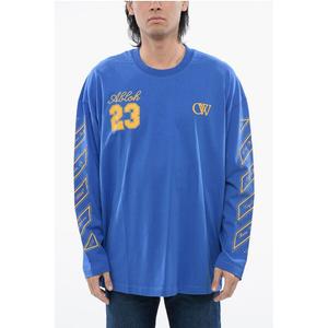 Футболка OW 23 WIDE L/S мультиколор F Off-White, Blue