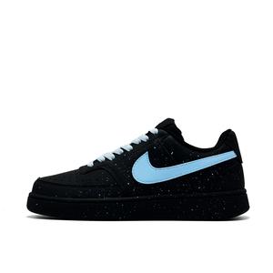 Court Vision Low Tiffany Night Whisper Synthetic Leather Abrasion Resistant Low top Skateboard Shoes Unisex Nike, черный
