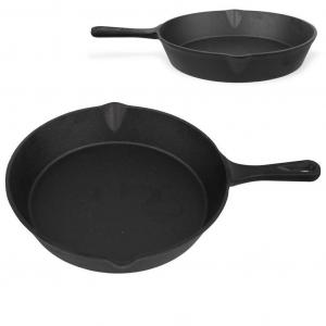 Сковорода Орион чугунная сковорода-сотейник тарелка 25 см с индукционной ручкой Orion