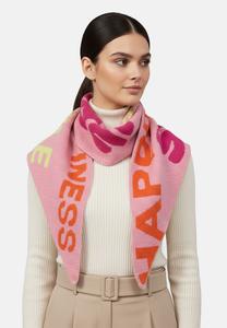 Шарф Faera TRENDIGER MIT POSITIVEM SCHRIFTZUG, Rosa/Pink