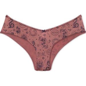 Victoria's Secret Очень сексуальные трусики Cheeky с ремешками и фурнитурой / VRA, женские, 1 шт, Vintage Rose