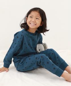 Пижама с длинными рукавами, домашняя одежда, пижамы с длинными рукавами Devirock, цвет 009-Star-Abyss Blue