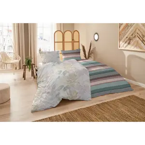 Постельное белье Primera «тонкое фланелевое постельное белье», бархатисто-мягкое и, конечно же, изготовленное из чистого хлопка, цвет Rosa-Grau