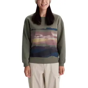 Columbia Свитшот City Outdoor Collection женский серо-зеленый