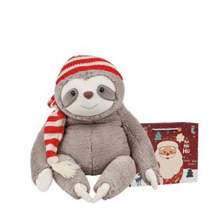 Милые рождественские елочки плюшевые куклы Lazy Dolls высота 22cm/38cm/60cm/80cm OU DI PIG, серо-красный