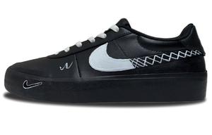 Nike Кроссовки Court Shot для скейтбординга, износостойкие, низкие, мужские, черные