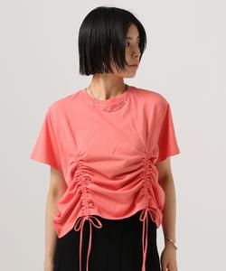 Футболка с коротким рукавом и присборенной талией Bayflow, цвет Pink 20