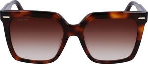 Солнцезащитные очки Calvin Klein женские Ck22534s квадратной формы, Brown Havana