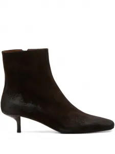 Ботильоны Spazzola с квадратным носком Marsèll, коричневый