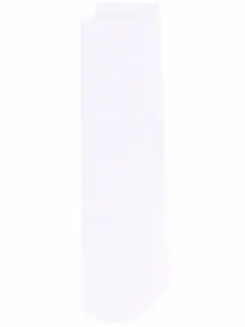 Носки в рубчик с логотипом GOLDEN GOOSE, белый