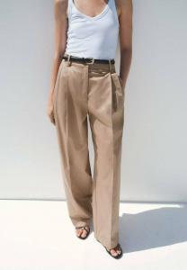 Брюки Mango Trousers, Beige