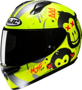 Детский шлем HJC c10 geti, Black/Neon Yellow