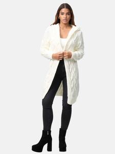 Elara Вязаный кардиган в белом цвете