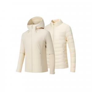 Водонепроницаемая и теплая ветровка для женщин Anta, желтый polishing