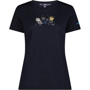 Рубашка женская футболка Cmp, черный