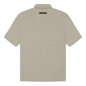 Рубашка ss21 polo shirt 'moss' Fear Of God Essentials, зеленый