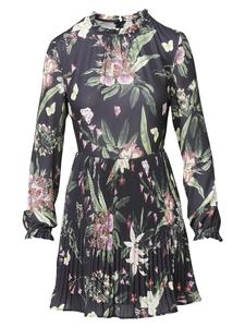 Короткое платье KOROSHI Kleid mit langen ärmeln, красочный