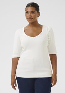 Футболка Kaffe Curve CARLI, Chalk/Off-White